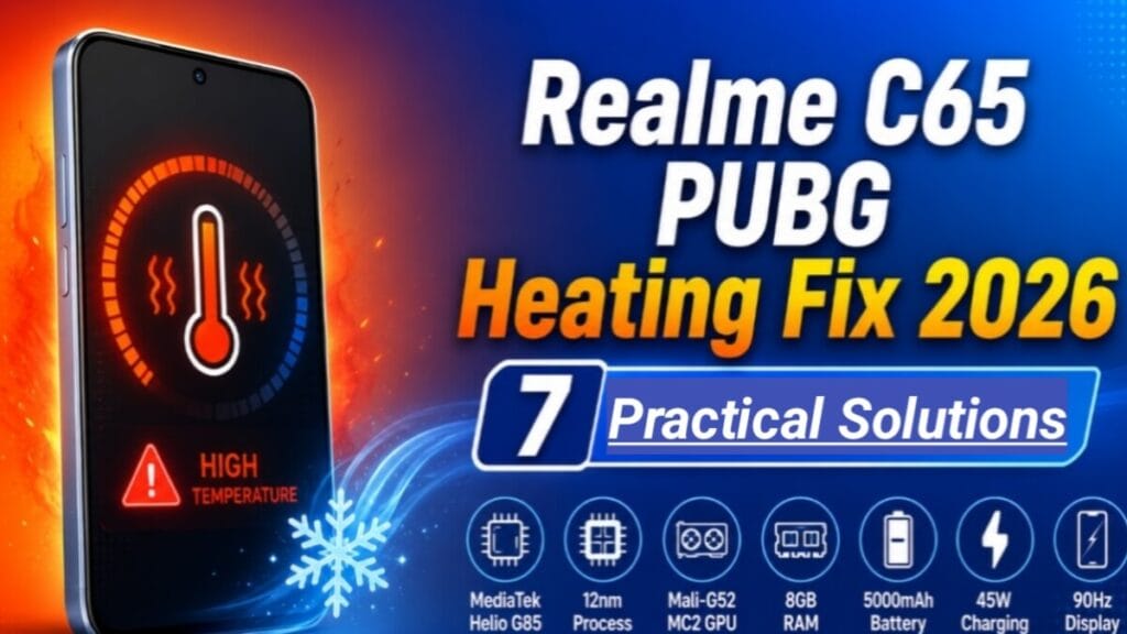 Realme C65 PUBG Mobile Heating Fix 2026 - 7 Practical Solutions to Reduce Temperature with MediaTek G85 Specs