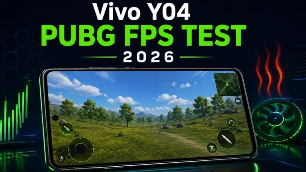 Vivo Y04 PUBG FPS Test 2026 – Gaming Performance, Lag and Heating Review