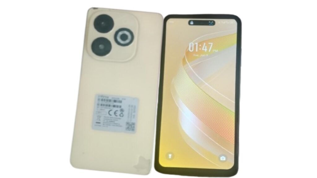 Infinix Smart 8 Pro front and back design in Pakistan (2026)
