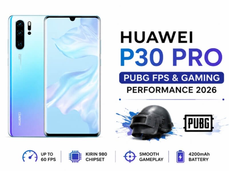 Huawei P30 Pro PUBG FPS and gaming performance 2026